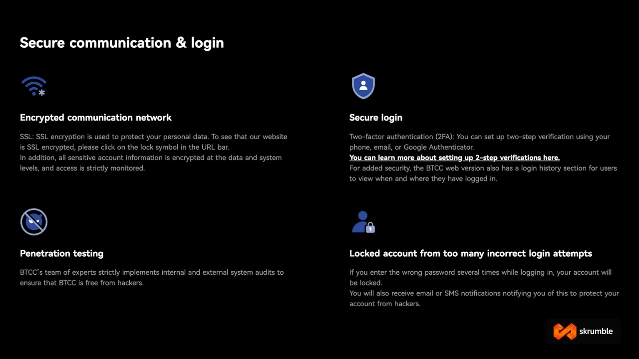 BTCC security features
