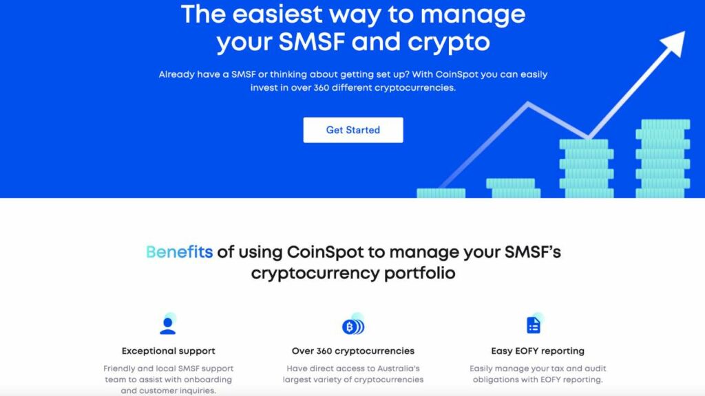 Coinspot SMSF (Self Managed Super Fund account)
