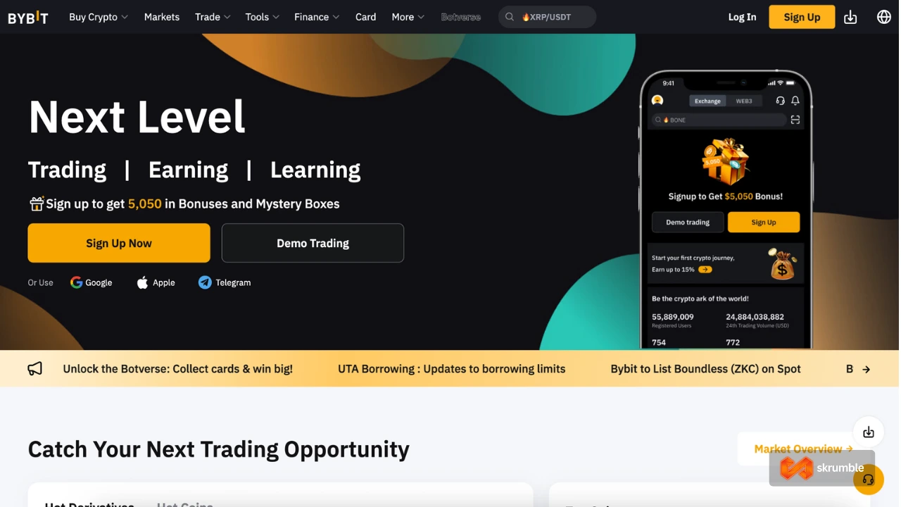 Bybit Homepage 2025